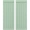 Ekena Millwork Americraft 6-Board Exterior Wood Joined Board-n-Batten Shutters w/ End Batten, ARW103BB621X77SGH, PR ARW103BB621X77SGH - alternate 1